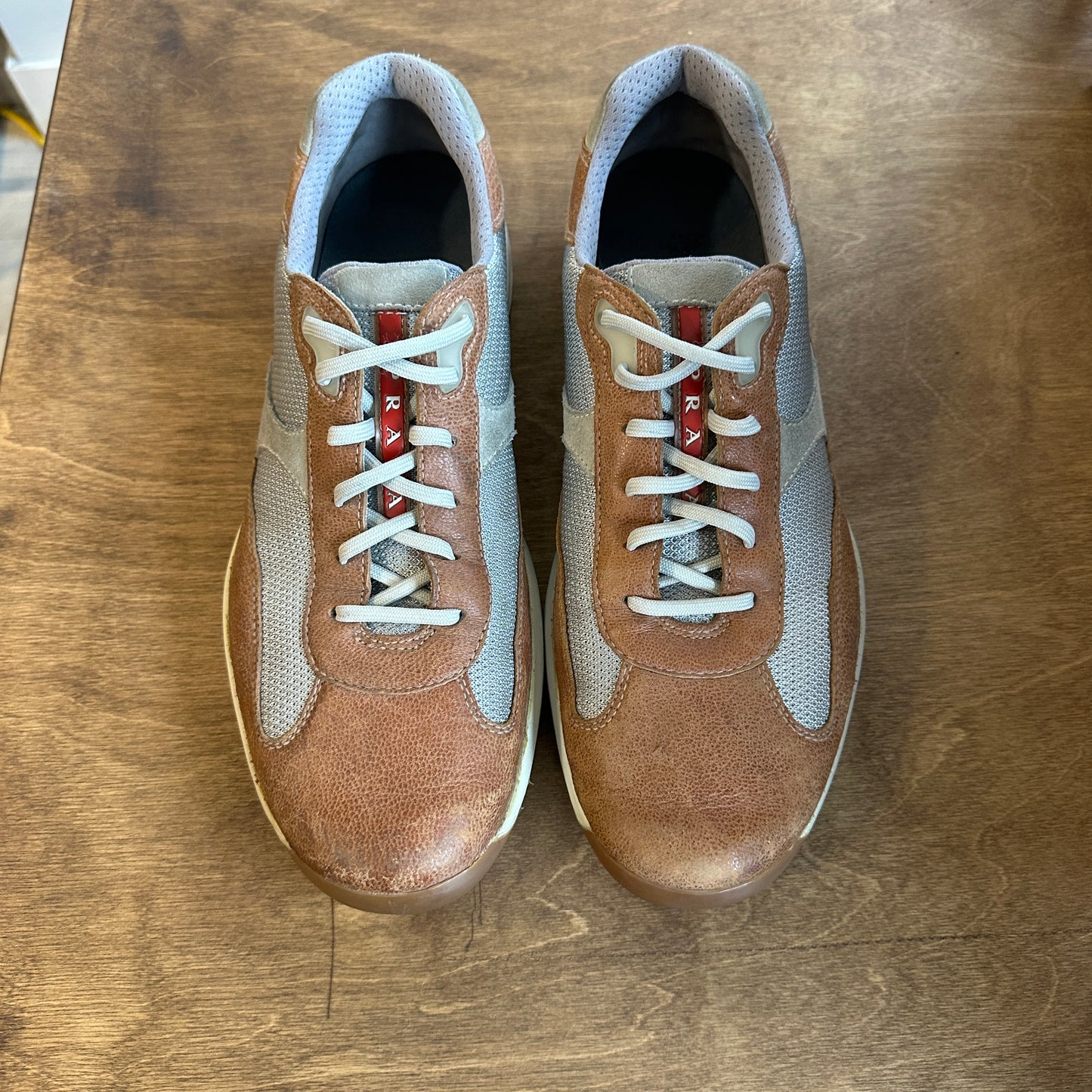 Prada America Cup "Tan" Size 11