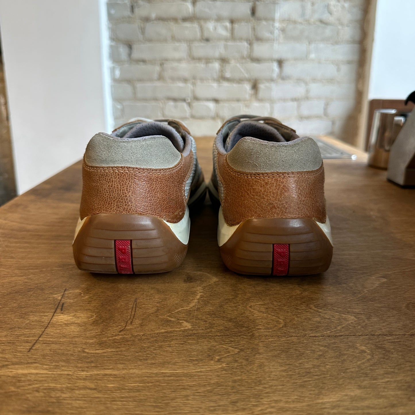 Prada America Cup "Tan" Size 11