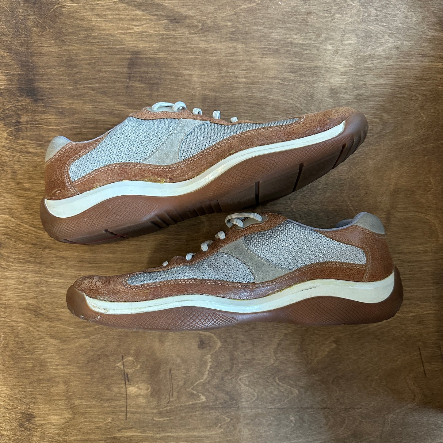 Prada America Cup "Tan" Size 11