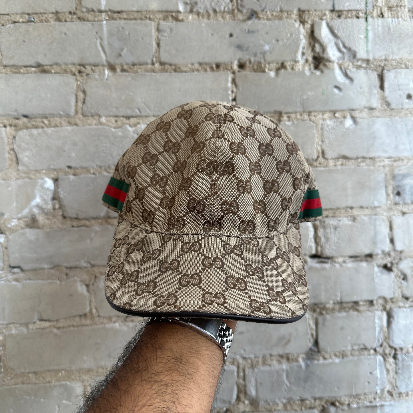 Gucci Monogram Strapback Hat