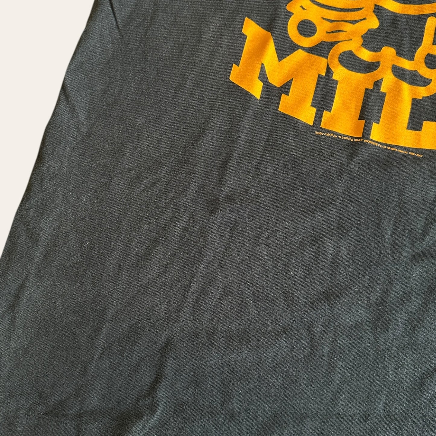 00s Bape Baby Milo Tee Navy Size L
