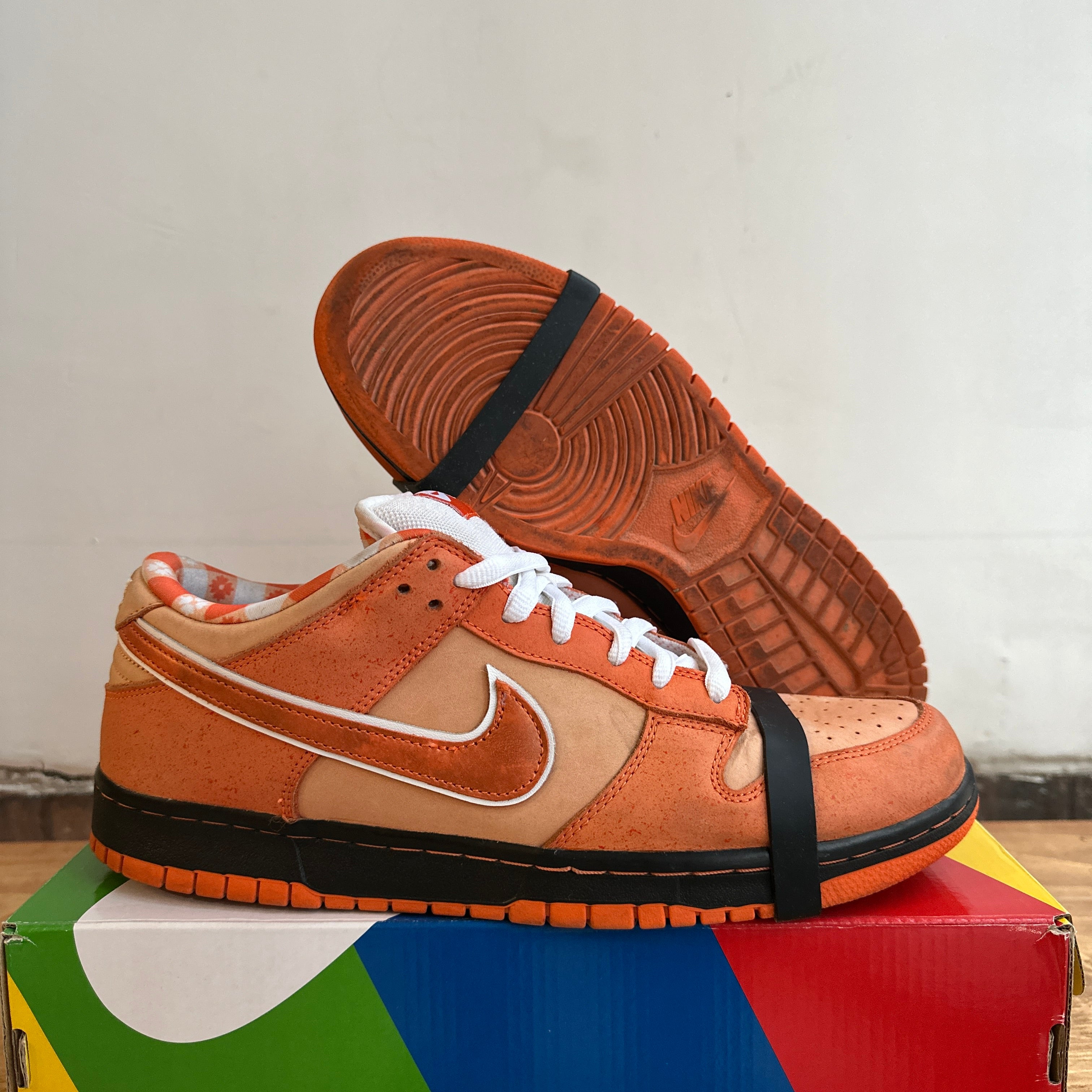 Nike SB Dunk Low Orange Lobster Size 12 Recalled Shop