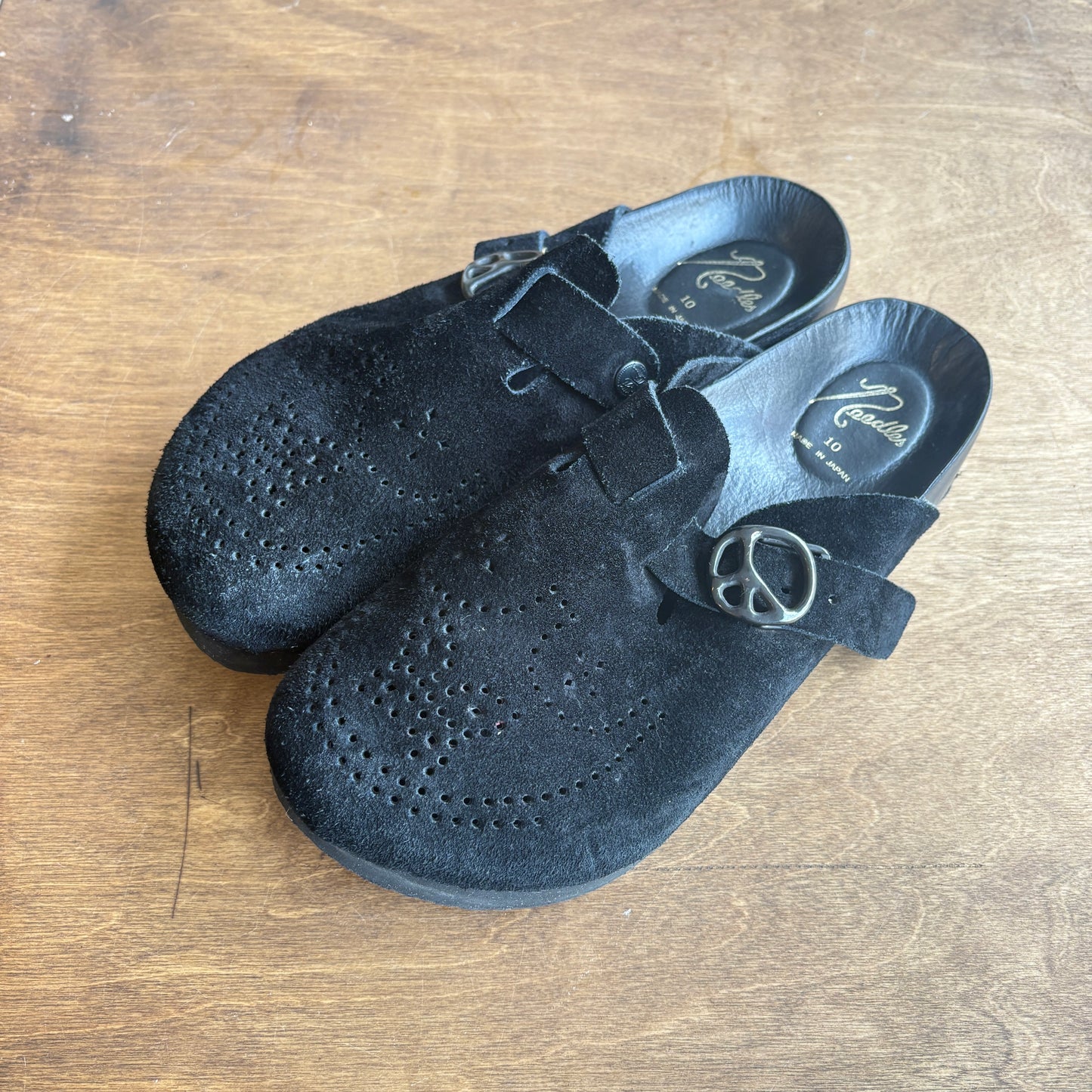 Needles Boston Clogs Black Size 10