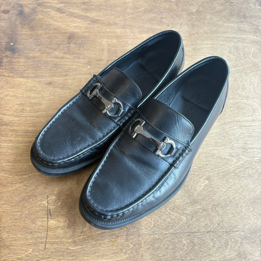 Salvatore Ferragamo David Gancini Loafers Size EU 42