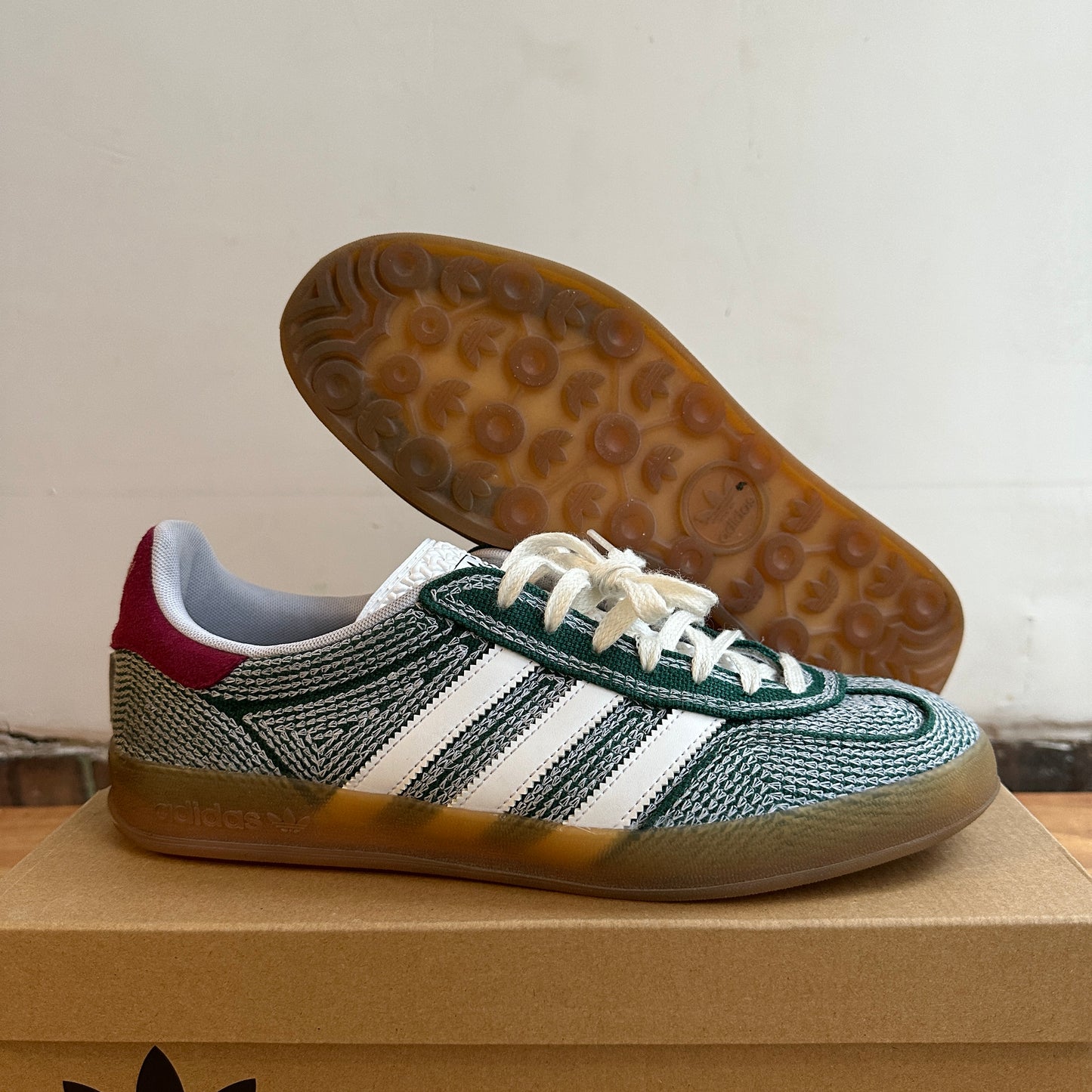 SW X Adidas Gazelle "Hemp" Size 10