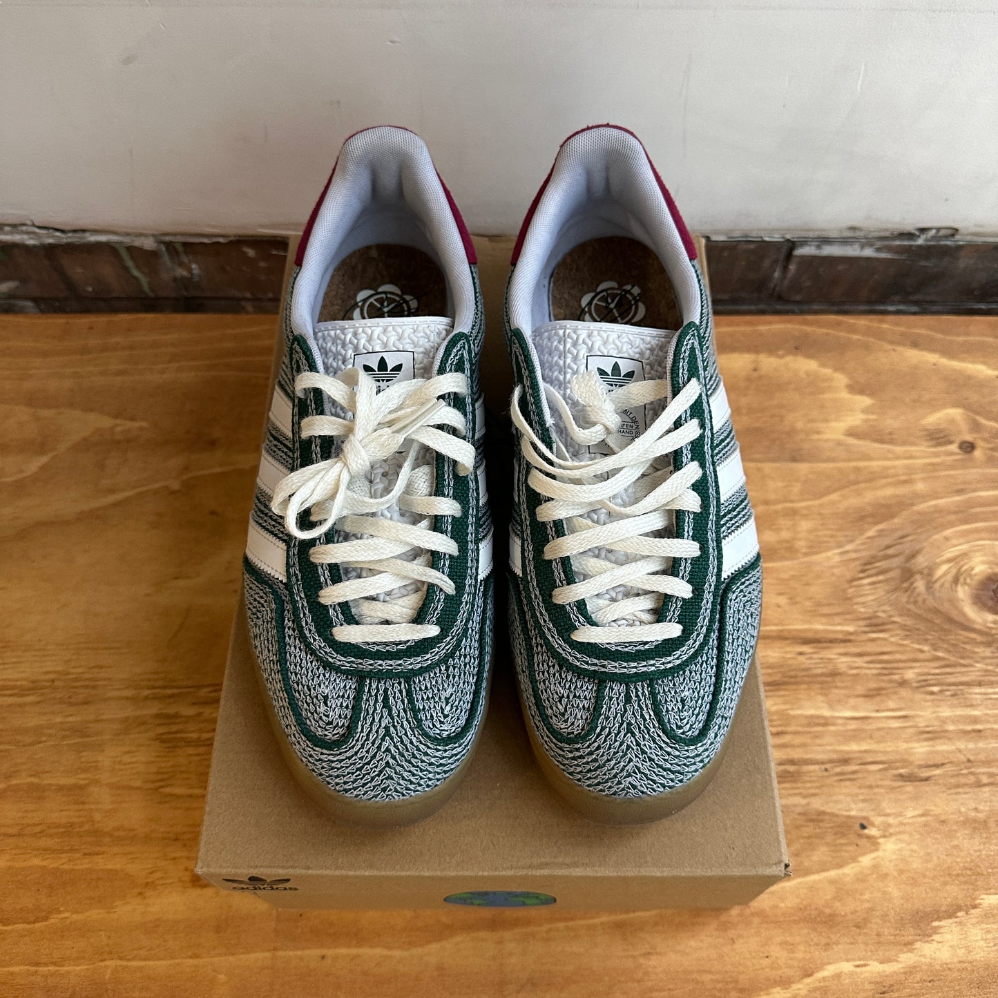 SW X Adidas Gazelle "Hemp" Size 10