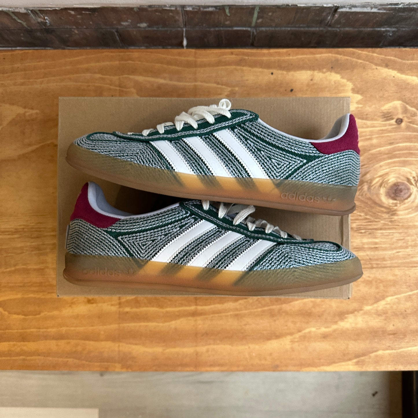 SW X Adidas Gazelle "Hemp" Size 10