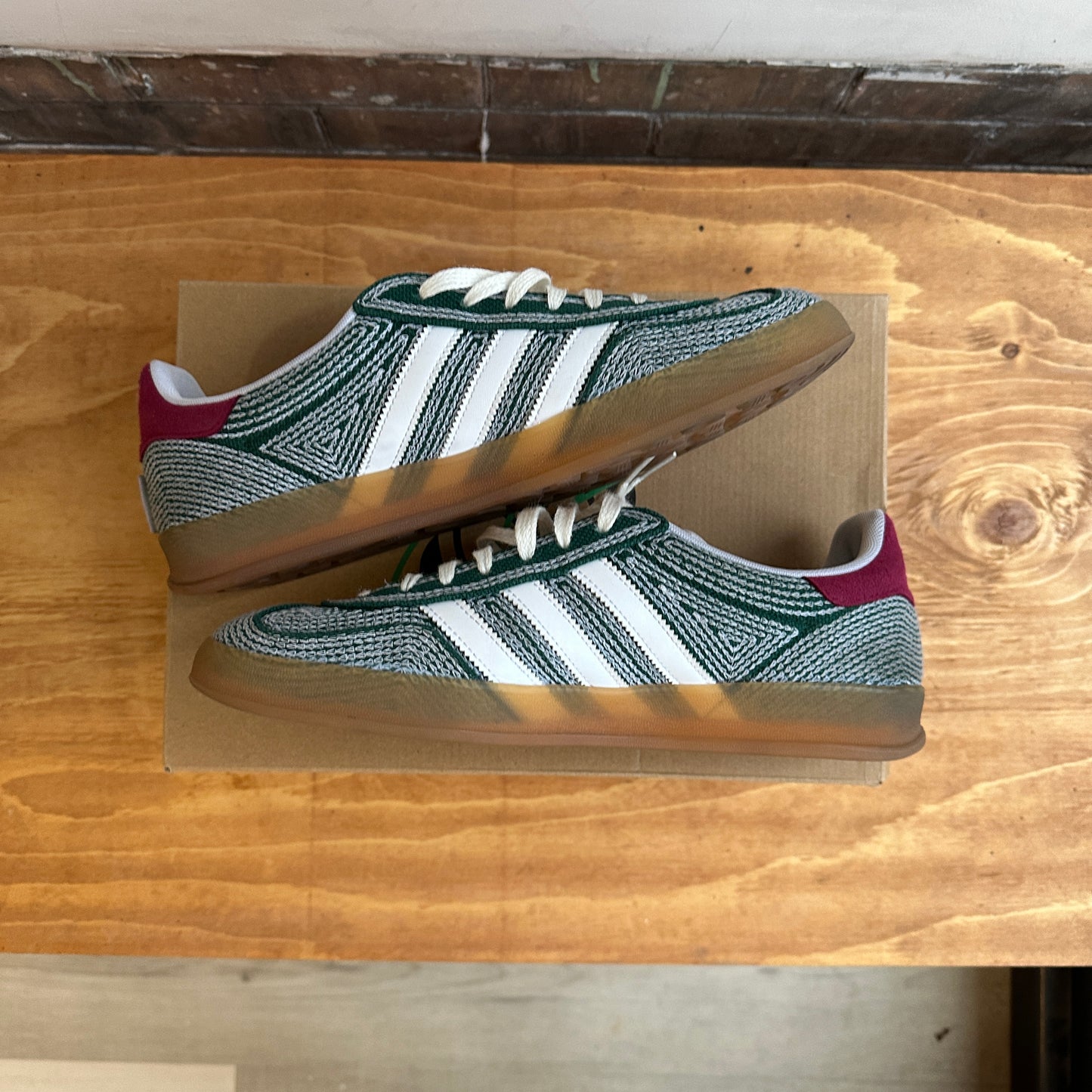 SW X Adidas Gazelle "Hemp" Size 10