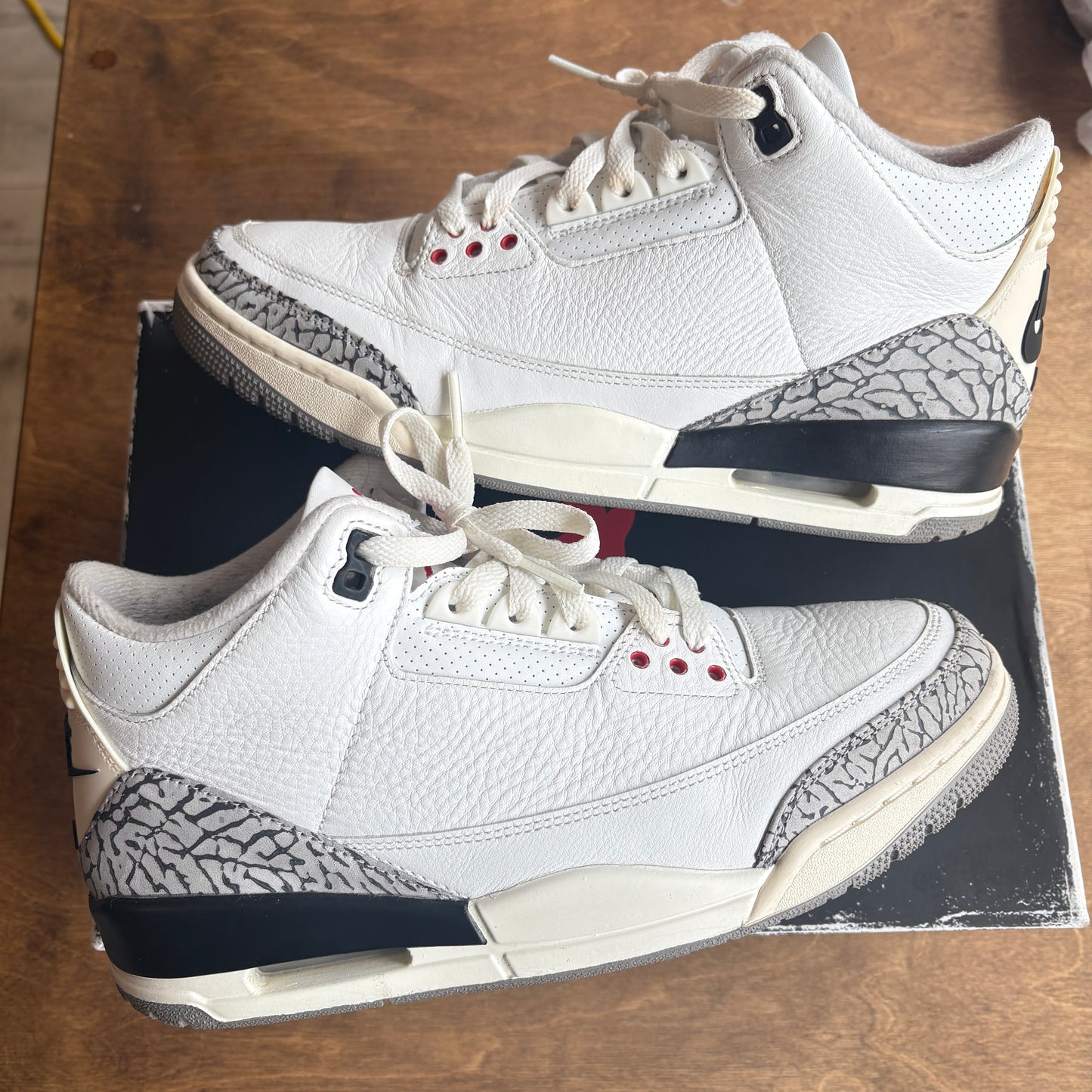 Air Jordan 3 Retro White Cement Reimagined Size 9.5