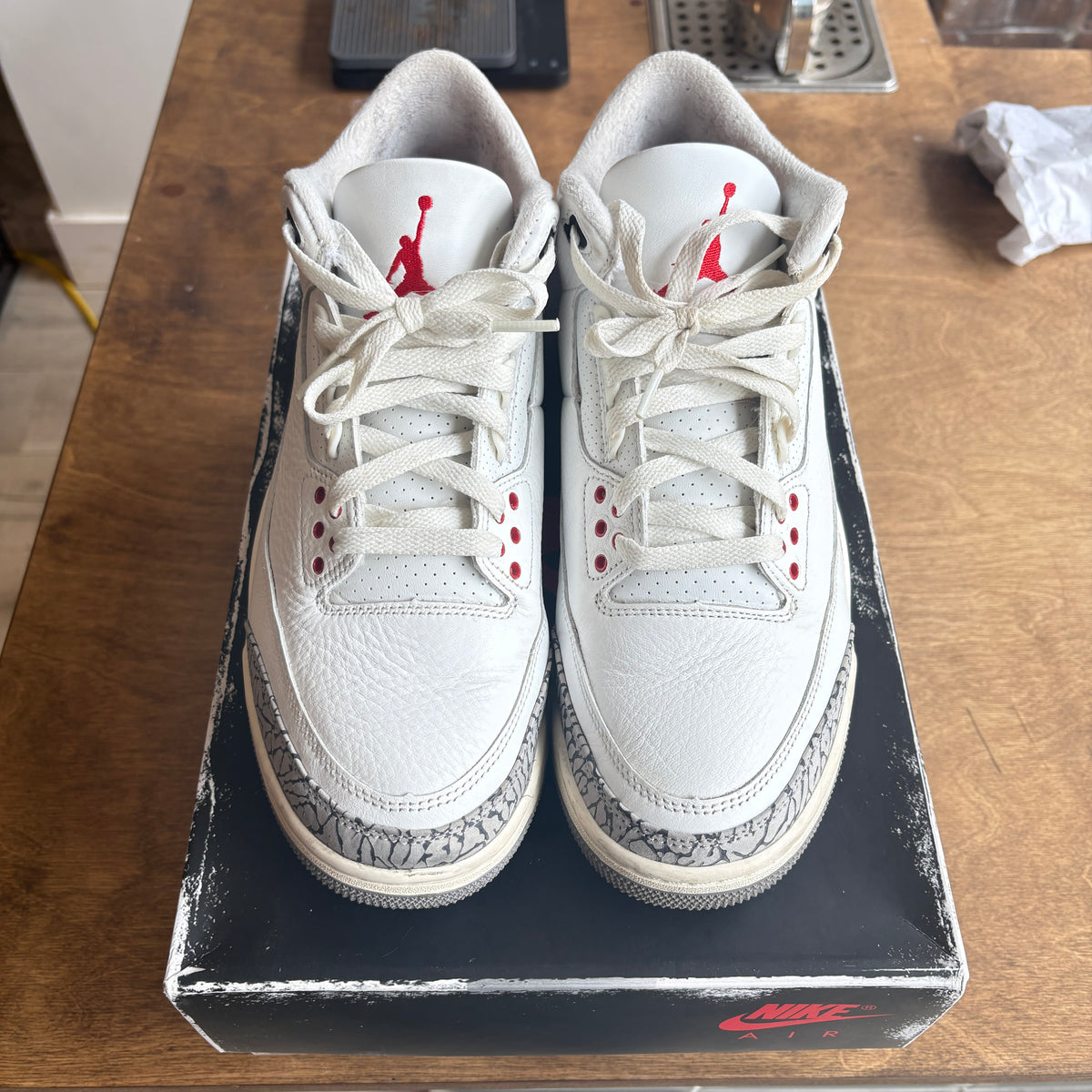 Air Jordan 3 Retro White Cement Reimagined Size 9.5