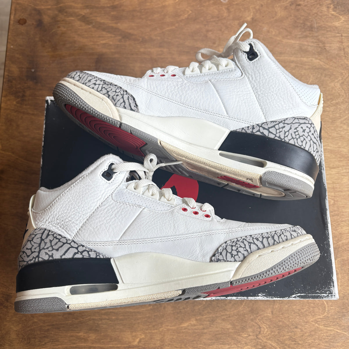 Air Jordan 3 Retro White Cement Reimagined Size 9.5