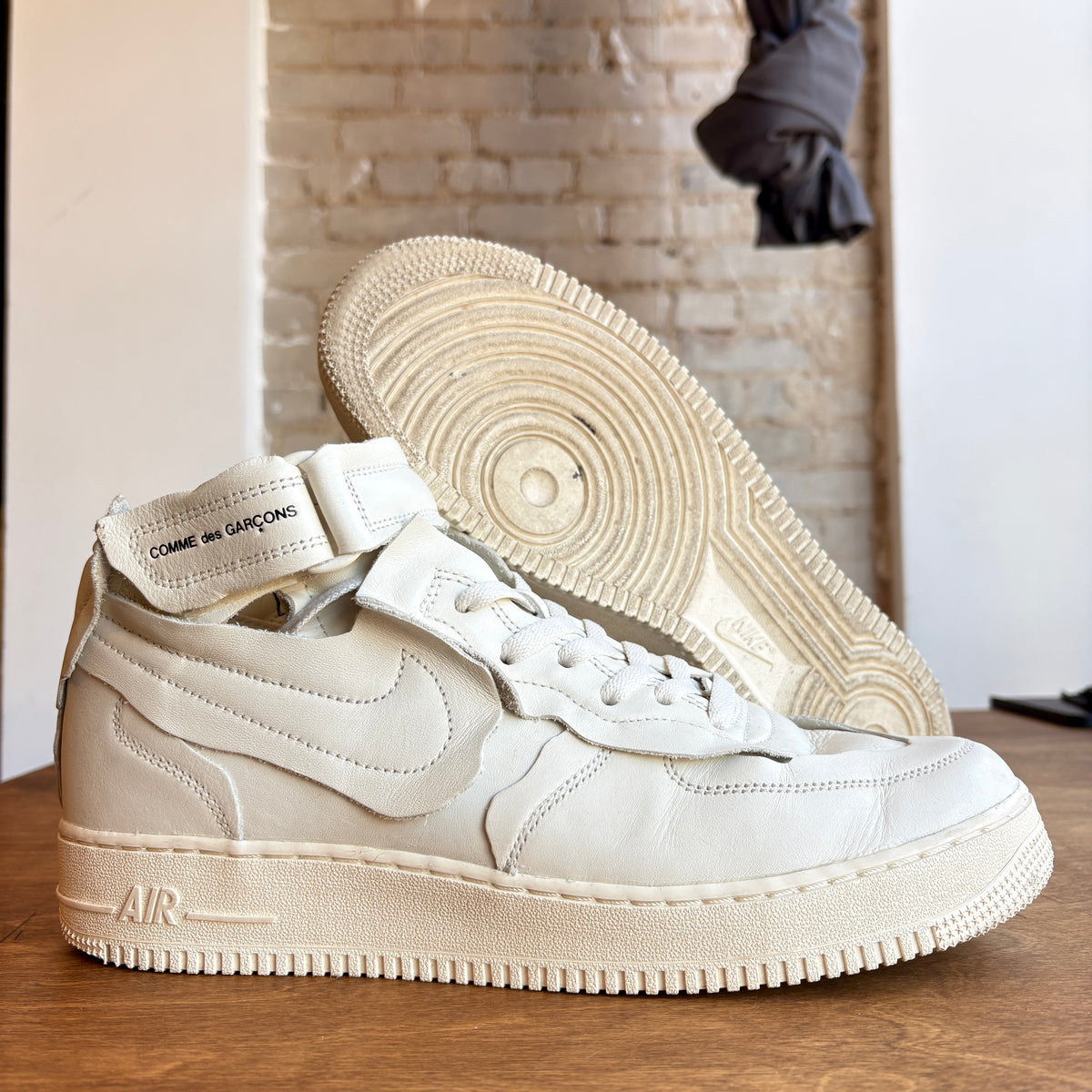 CDG x Nike AF1 Mid White Size 11