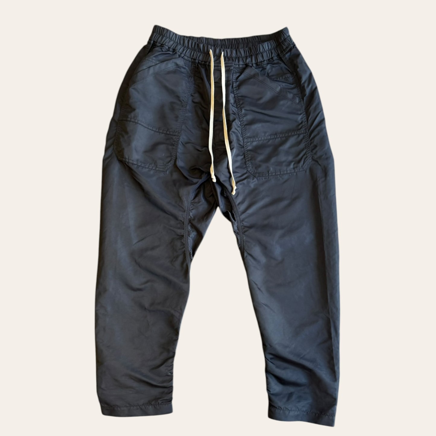 Rick Owens Classic Cargo Drawstring Pants Size M