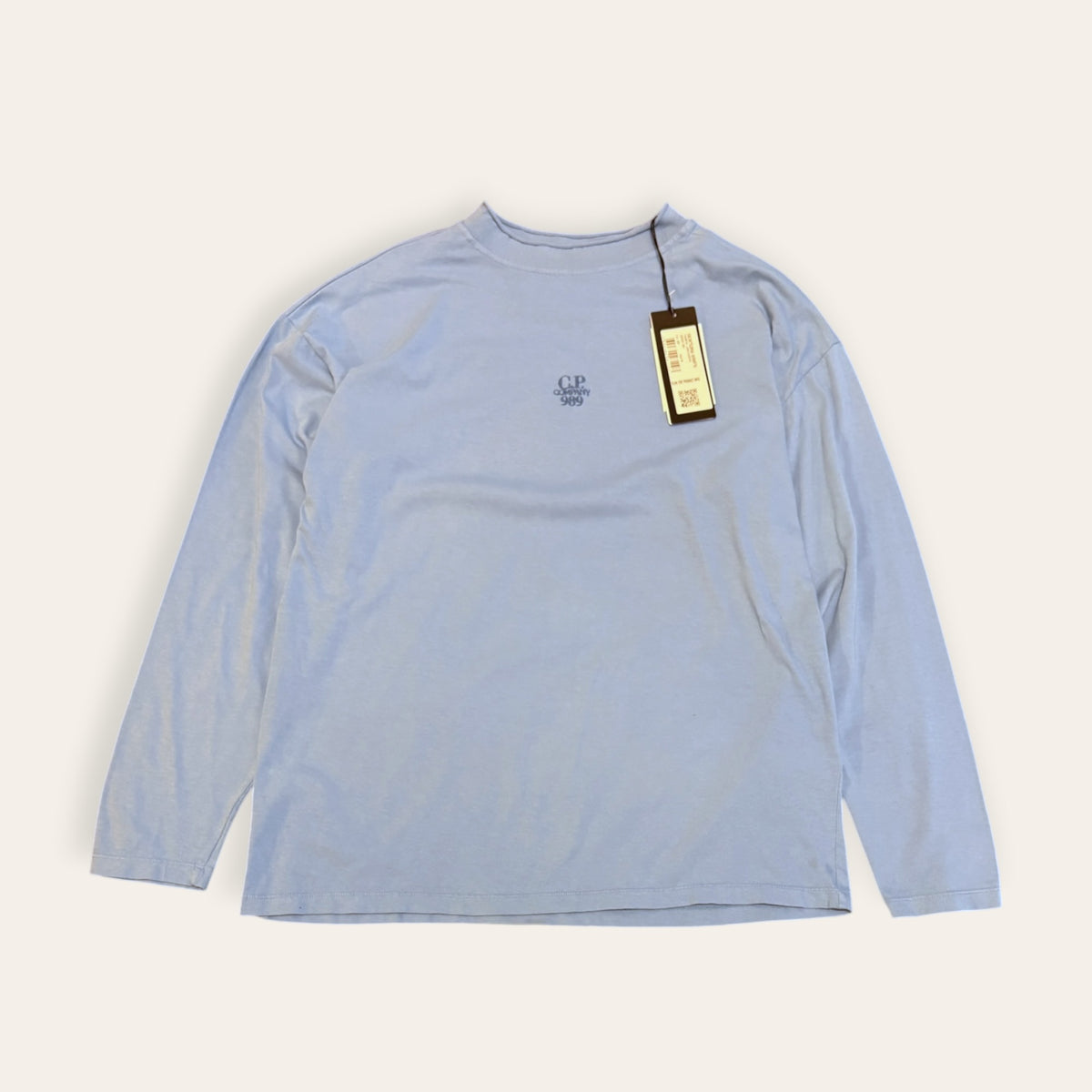 Brand New CP Company Long Sleeve Tee Blue Size M