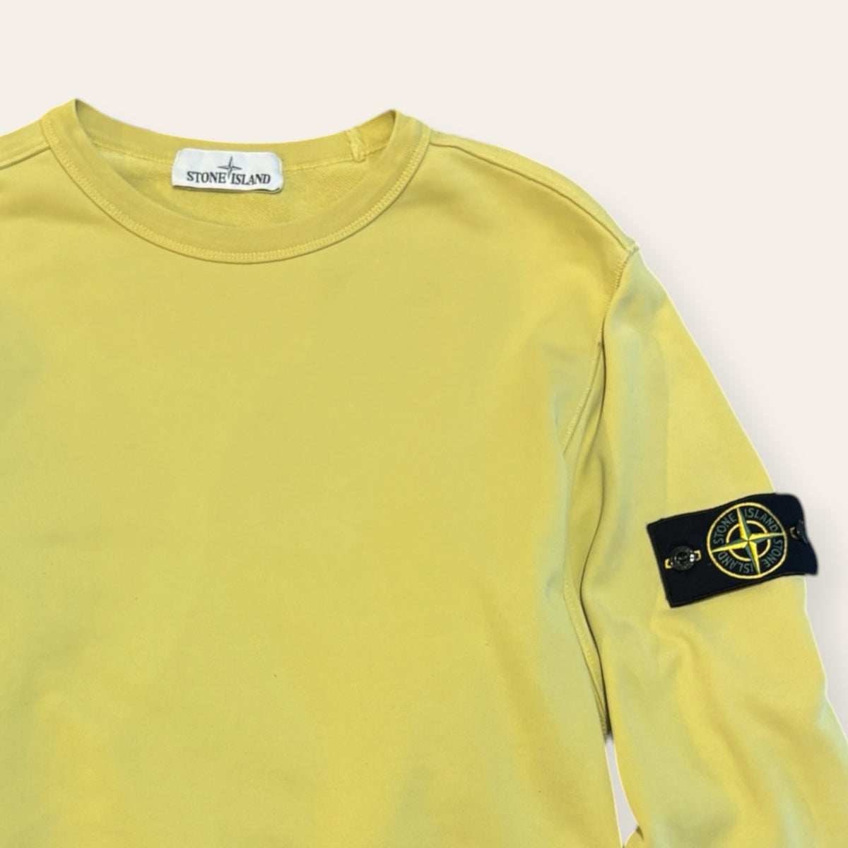 Stone Island Sweater Yellow Size M