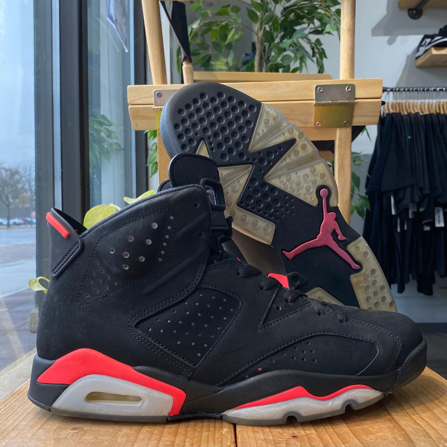 Jordan 6 Infrared Black Red Size 10.5 Recalled Shop