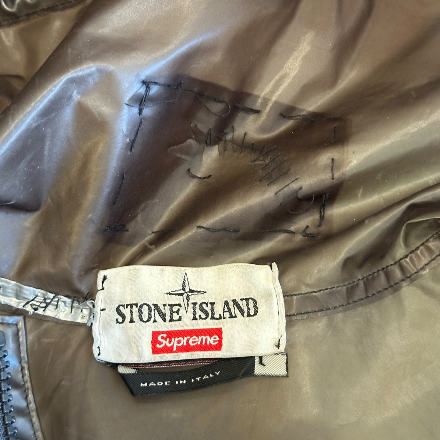 Stone Island x Supreme Poly Cover Jacket Size M