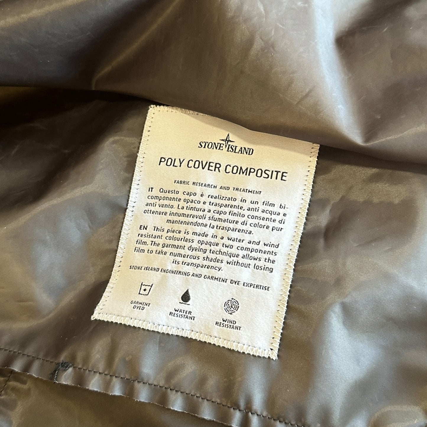 Stone Island x Supreme Poly Cover Jacket Size M