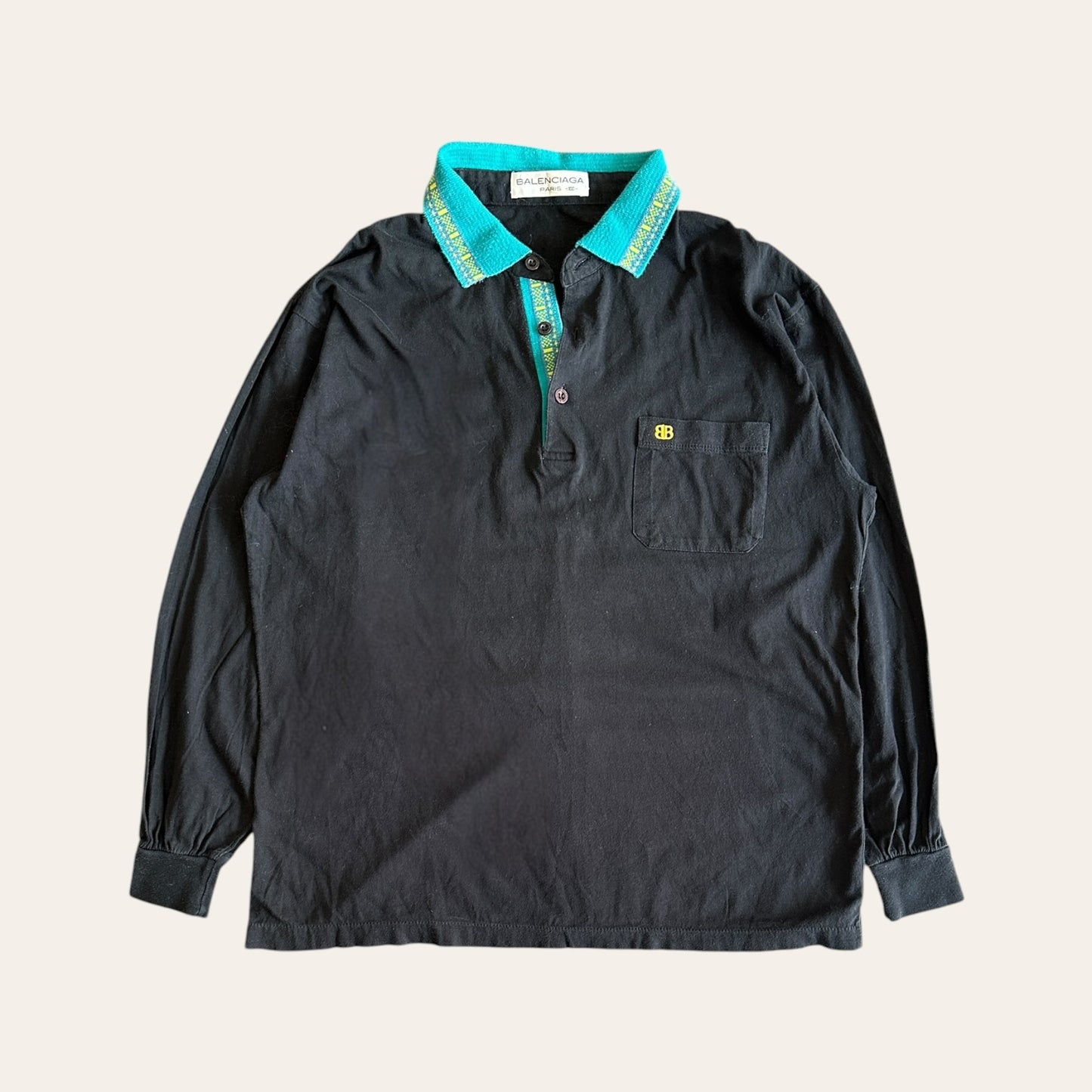 Balenciaga Long Sleeve Polo Size S