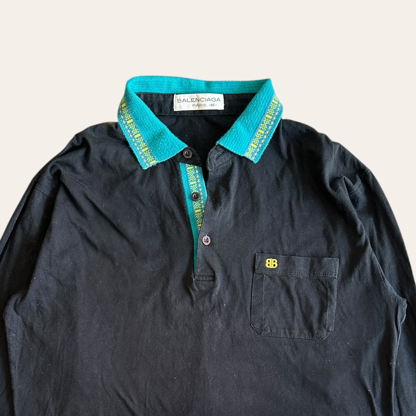 Balenciaga Long Sleeve Polo Size S