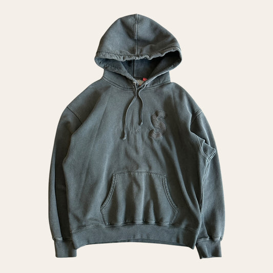 Supreme S Logo Hoodie Black Size M
