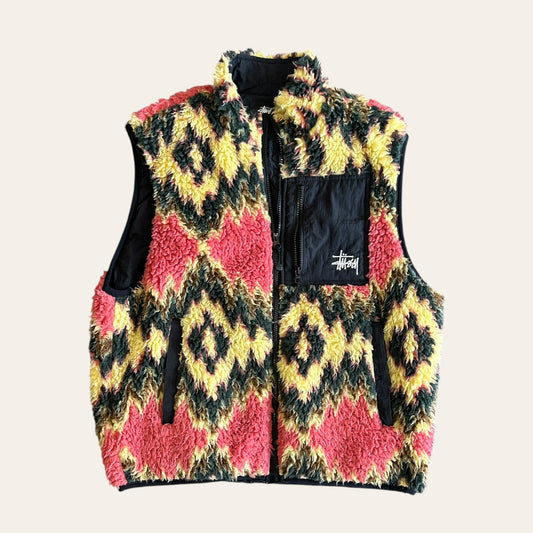 Stussy Fleece Vest Size L