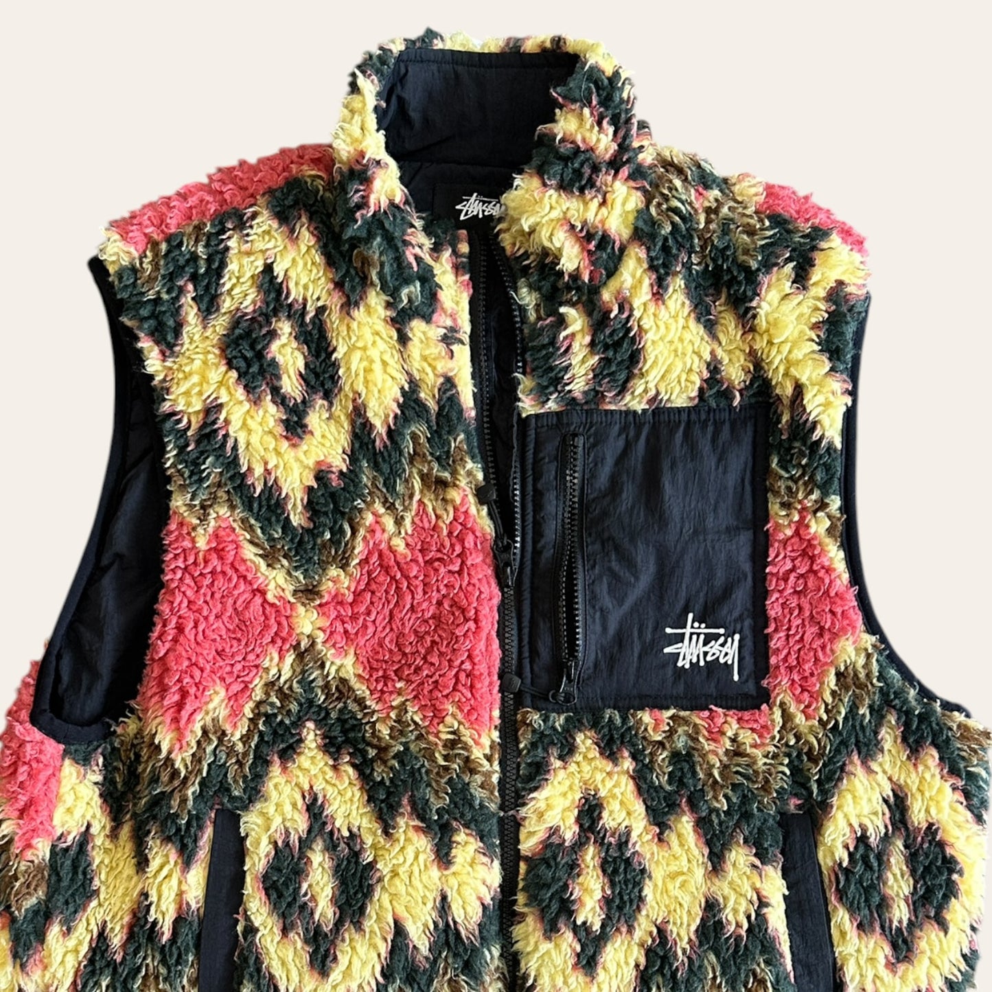 Stussy Fleece Vest Size L