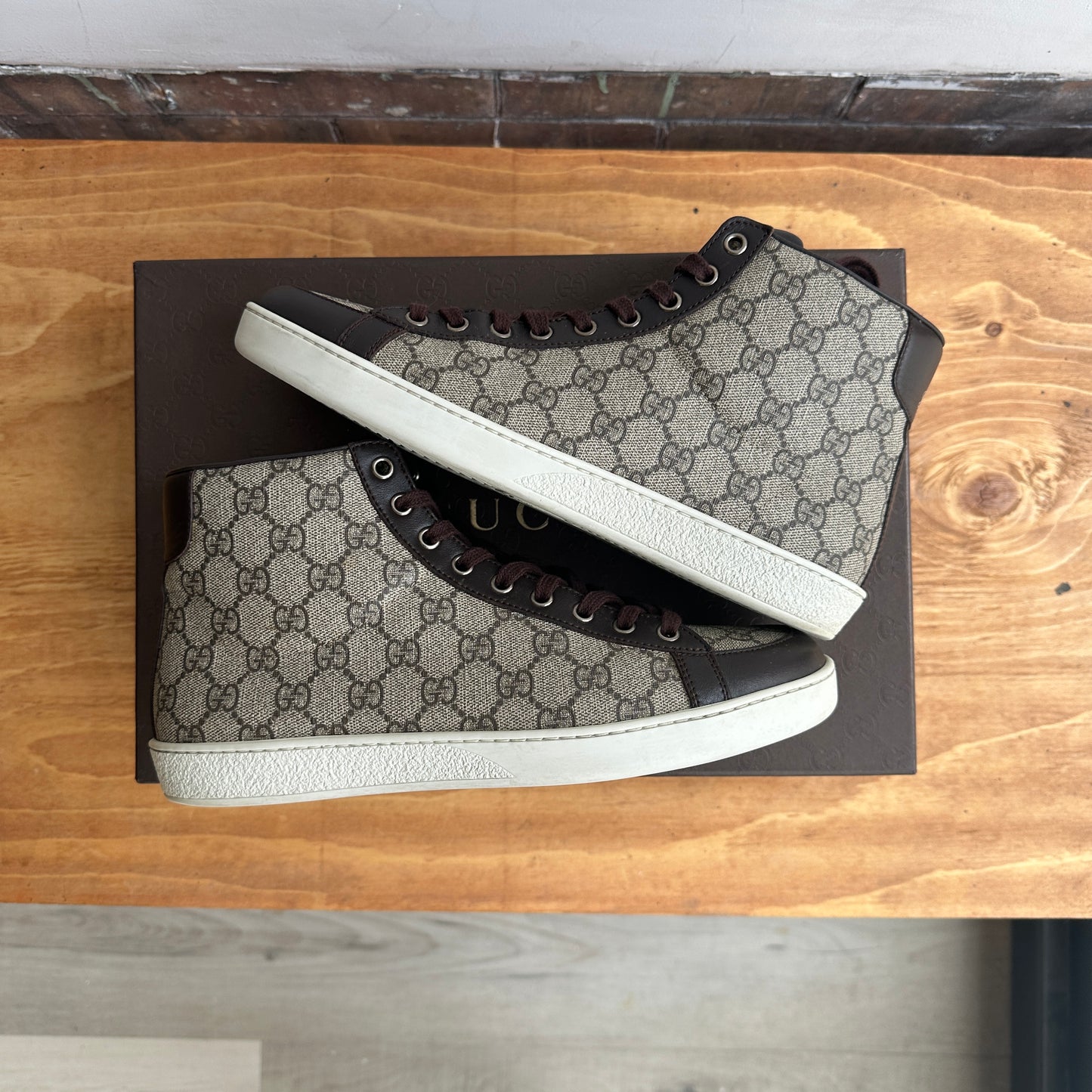 Gucci Tessuto High Top Size 8.5