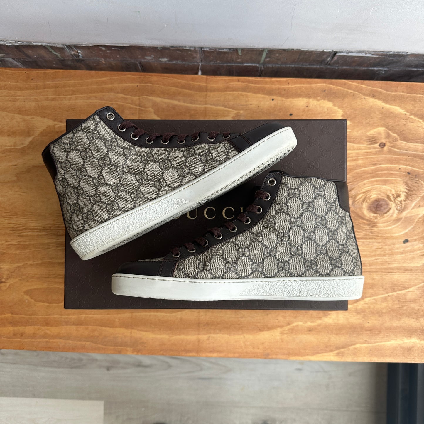 Gucci Tessuto High Top Size 8.5