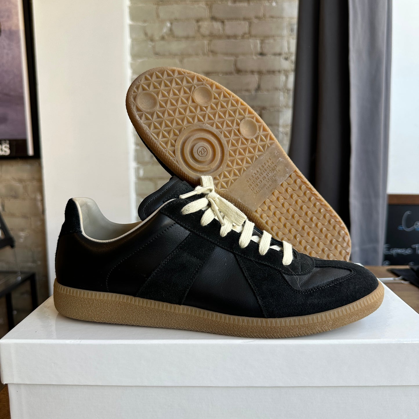 Maison Margiela GAT "Black/Gum" Size 42.5