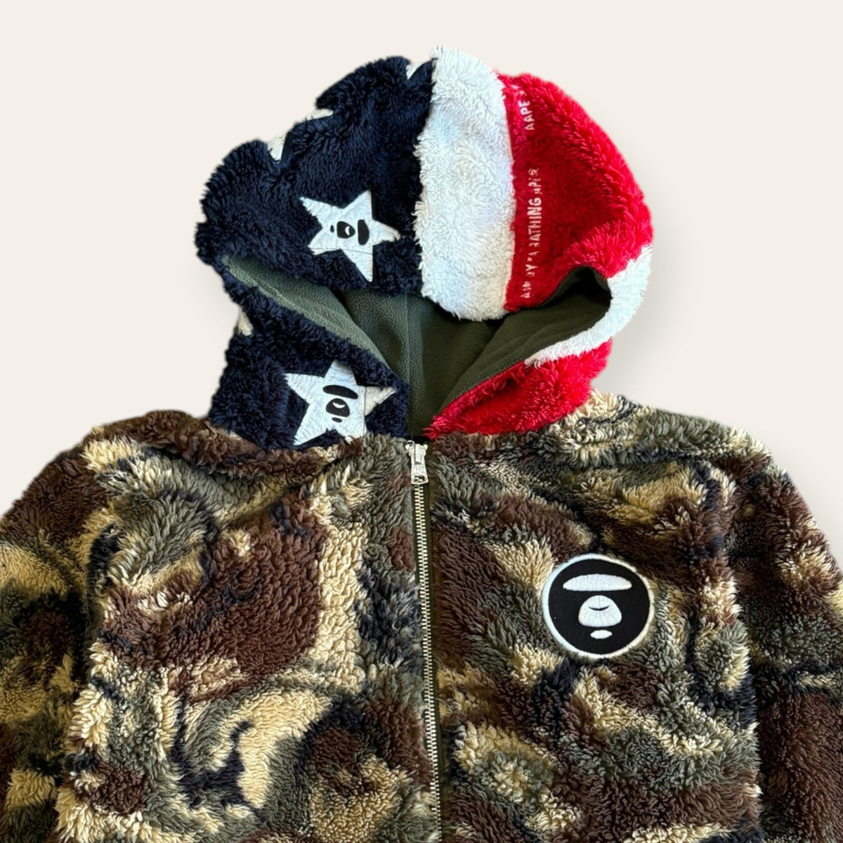 Aape Fleece Hoodie Size M
