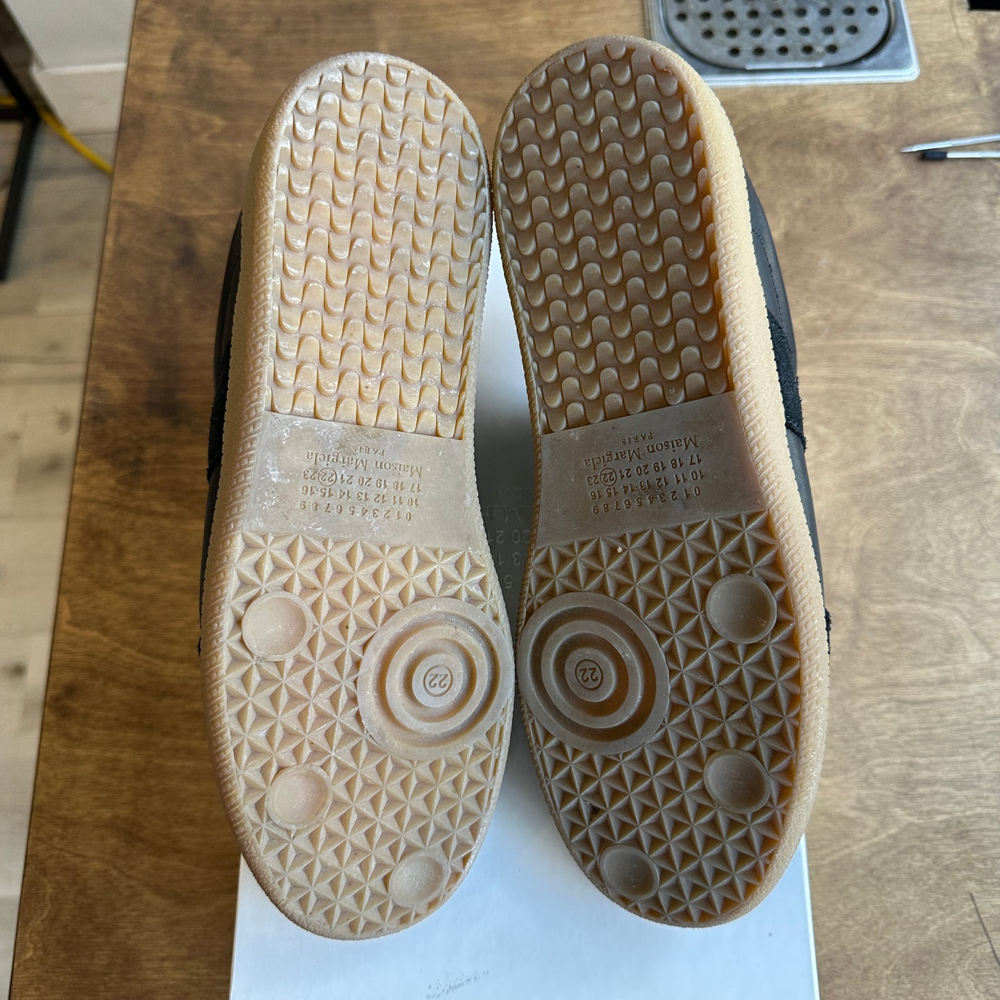 Maison Margiela GAT "Black/Gum" Size 42.5
