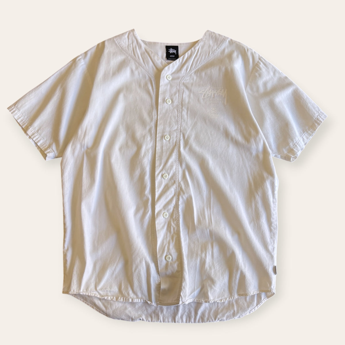 Stussy World Wide Baseball Tee Size M