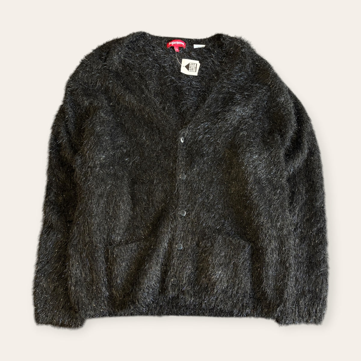Brand New SS23 Supreme Sparkle Cardigan Size XL