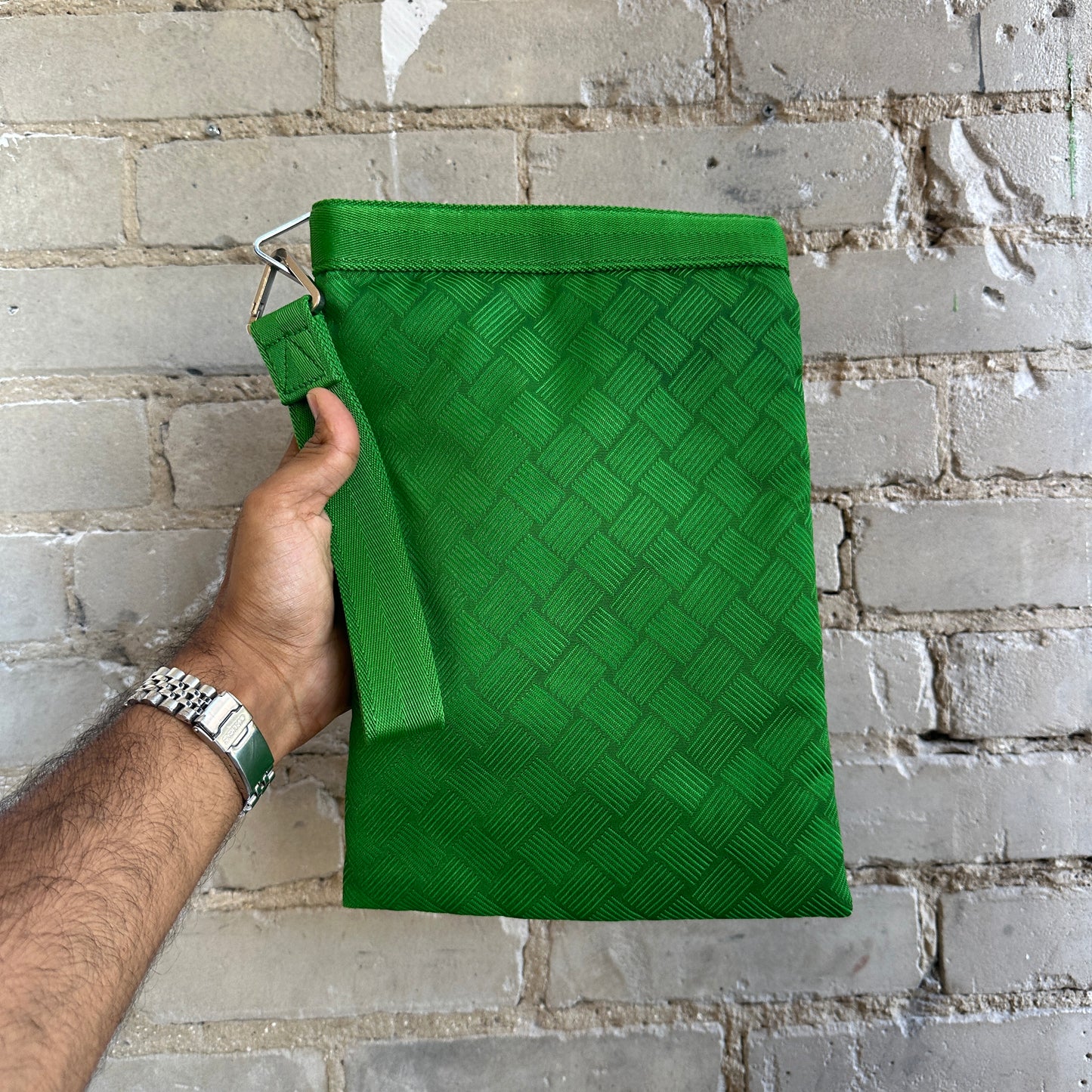Bottega Veneta Parakeet Wrist Pouch