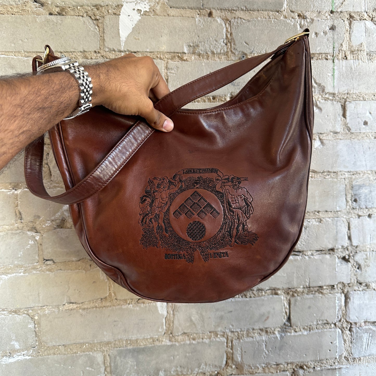 Vintage Bottega Veneta Hobo Shoulder Bag