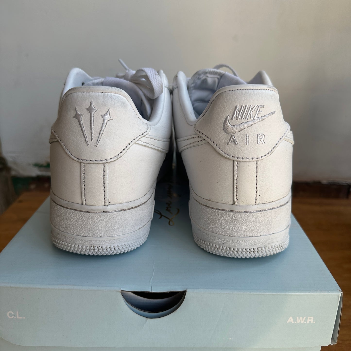 CLB x Nike Air Force 1 "White" Size 9