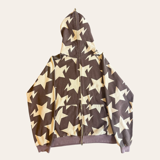 00s Bape Bapesta Zip Hoodie Size L