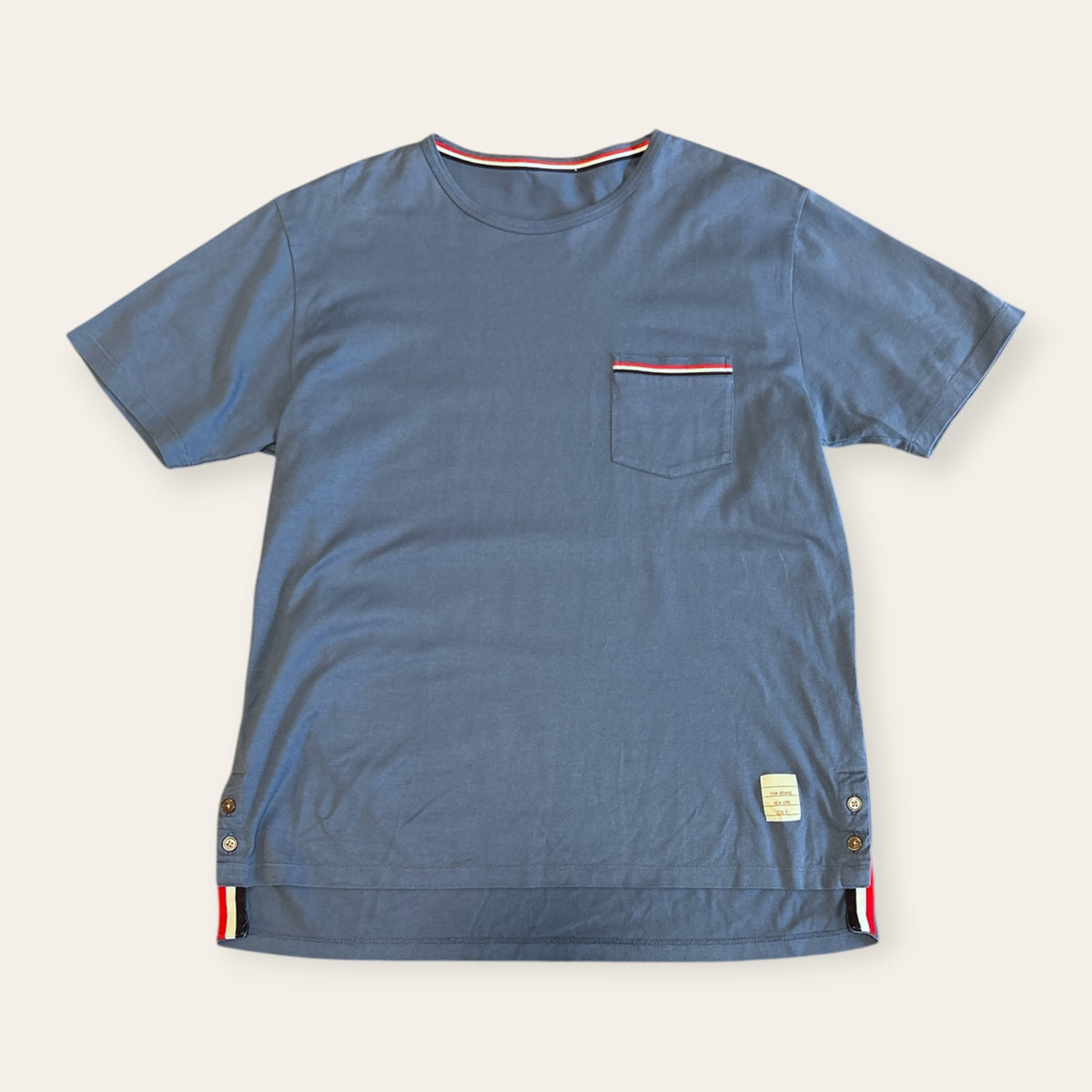 Thom Browne Tee Blue Size 3