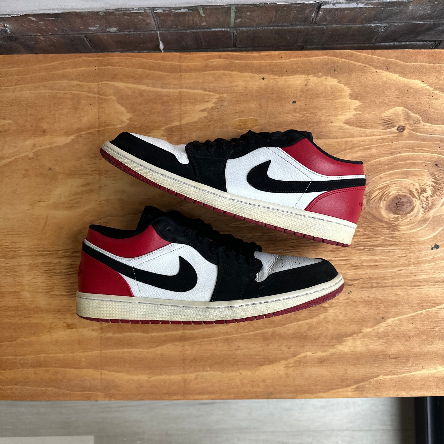 Jordan 1 Low "Black Toe" Size 13