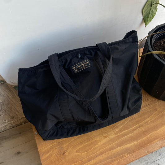 Ovo Nylon Tote Bag Black