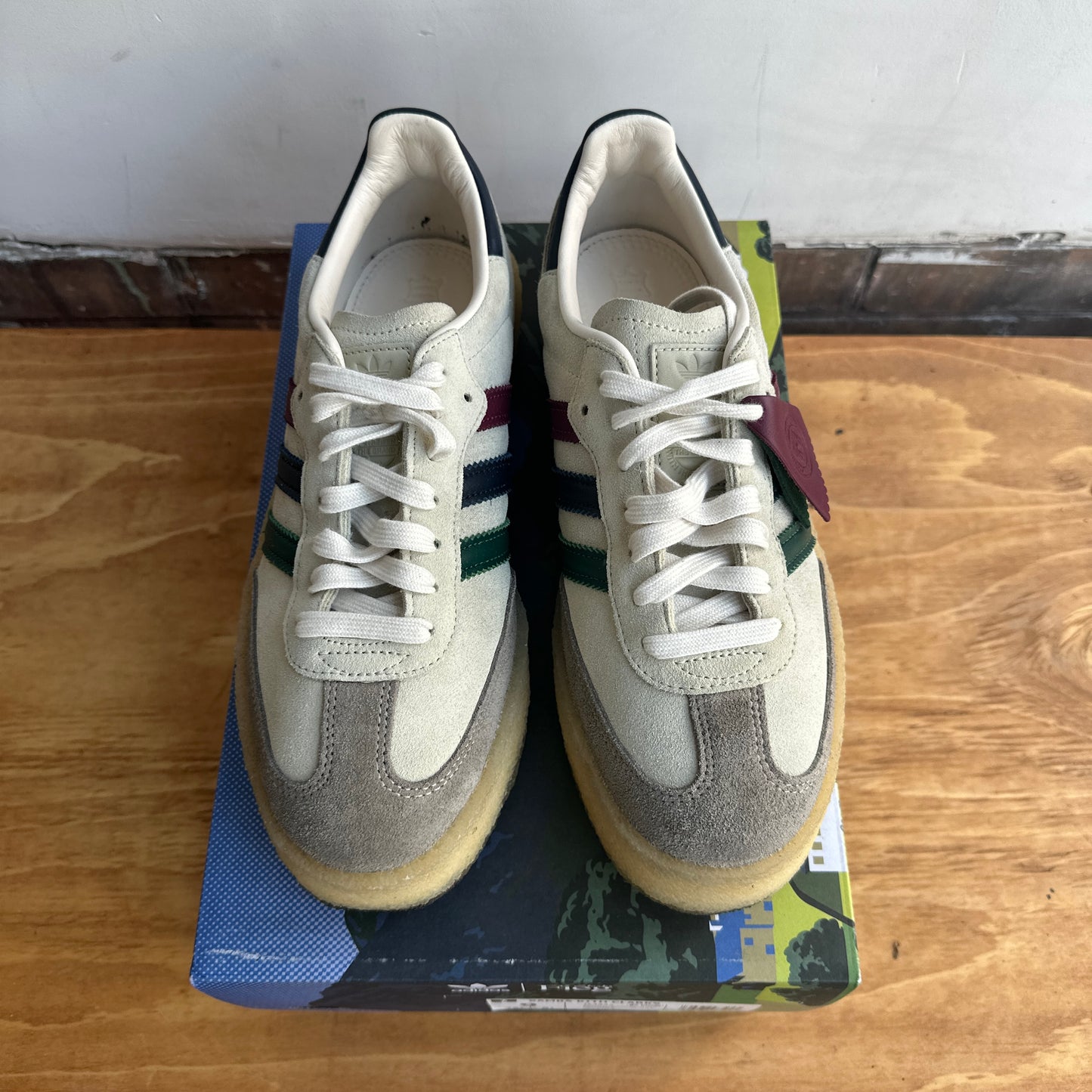 Kith x Clarks x Adidas Samba "White Multi" Size 9