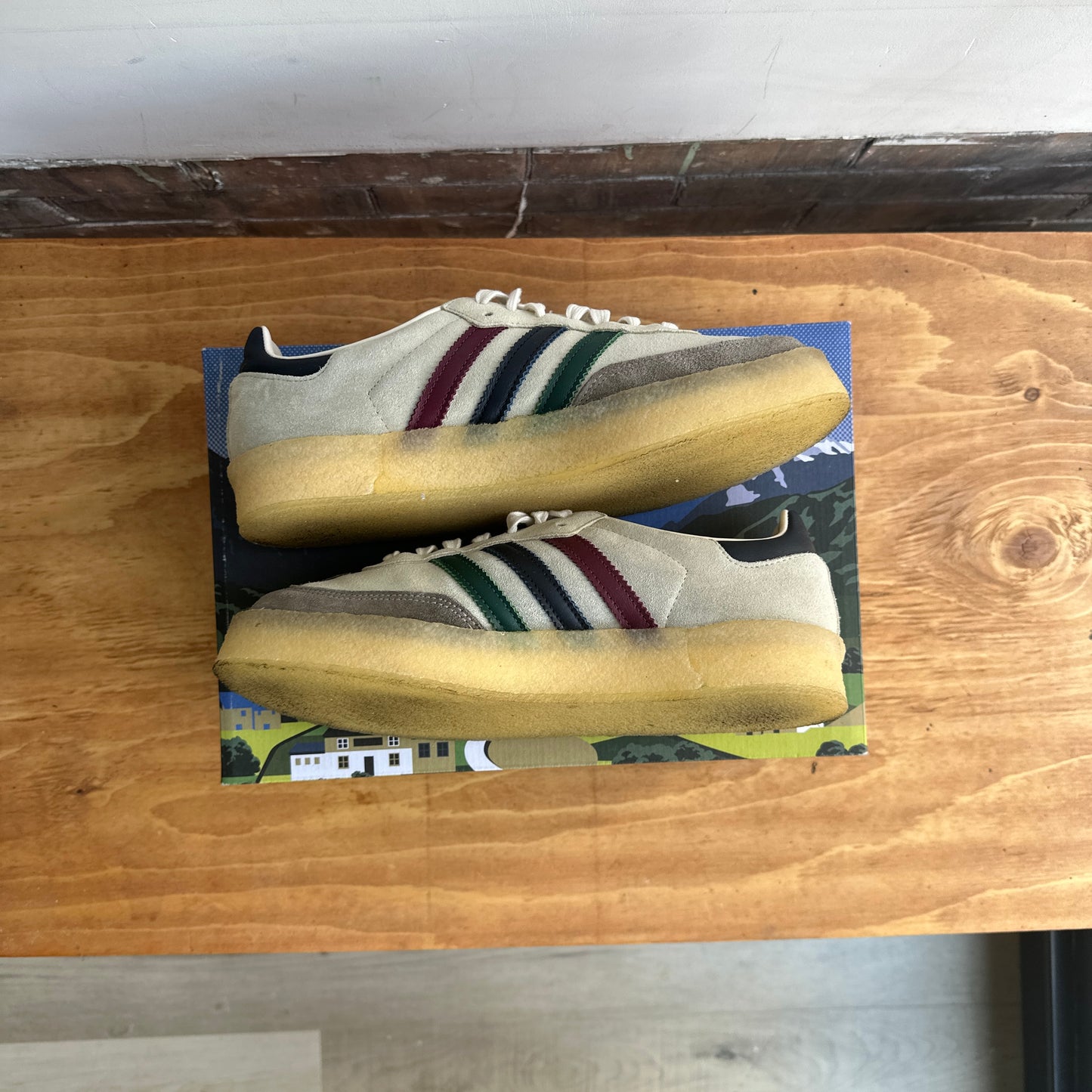 Kith x Clarks x Adidas Samba "White Multi" Size 9