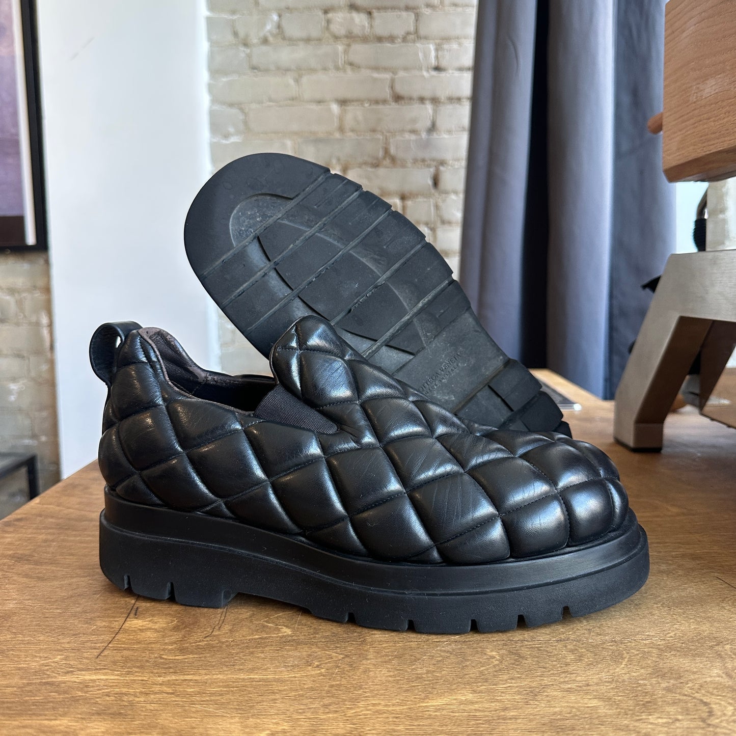 Bottega Veneta Quilted Loafers Size 42