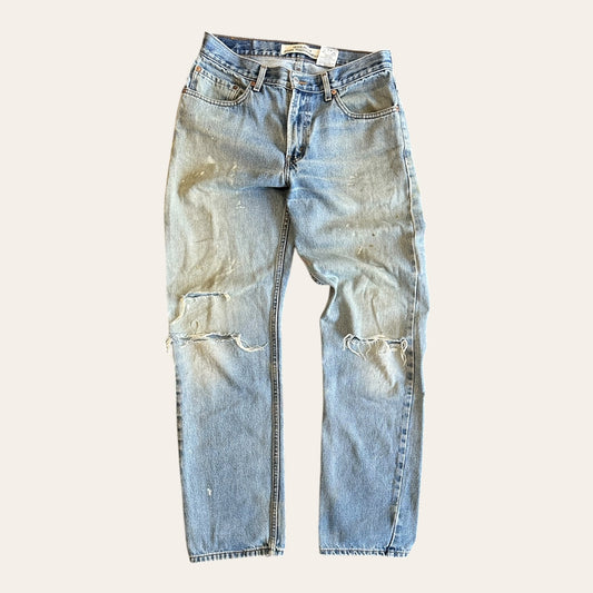 Levis Distressed Denim Jeans Size 32x34