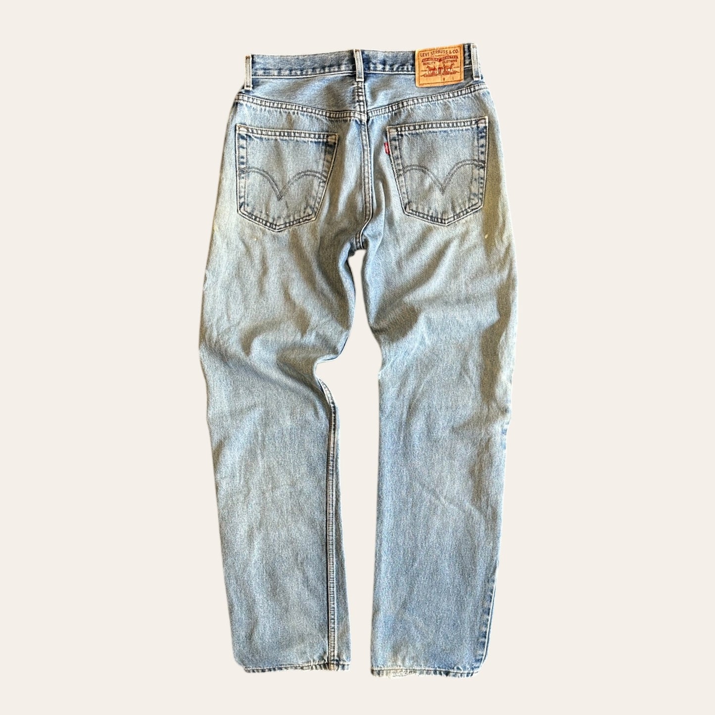 Levis Distressed Denim Jeans Size 32x34