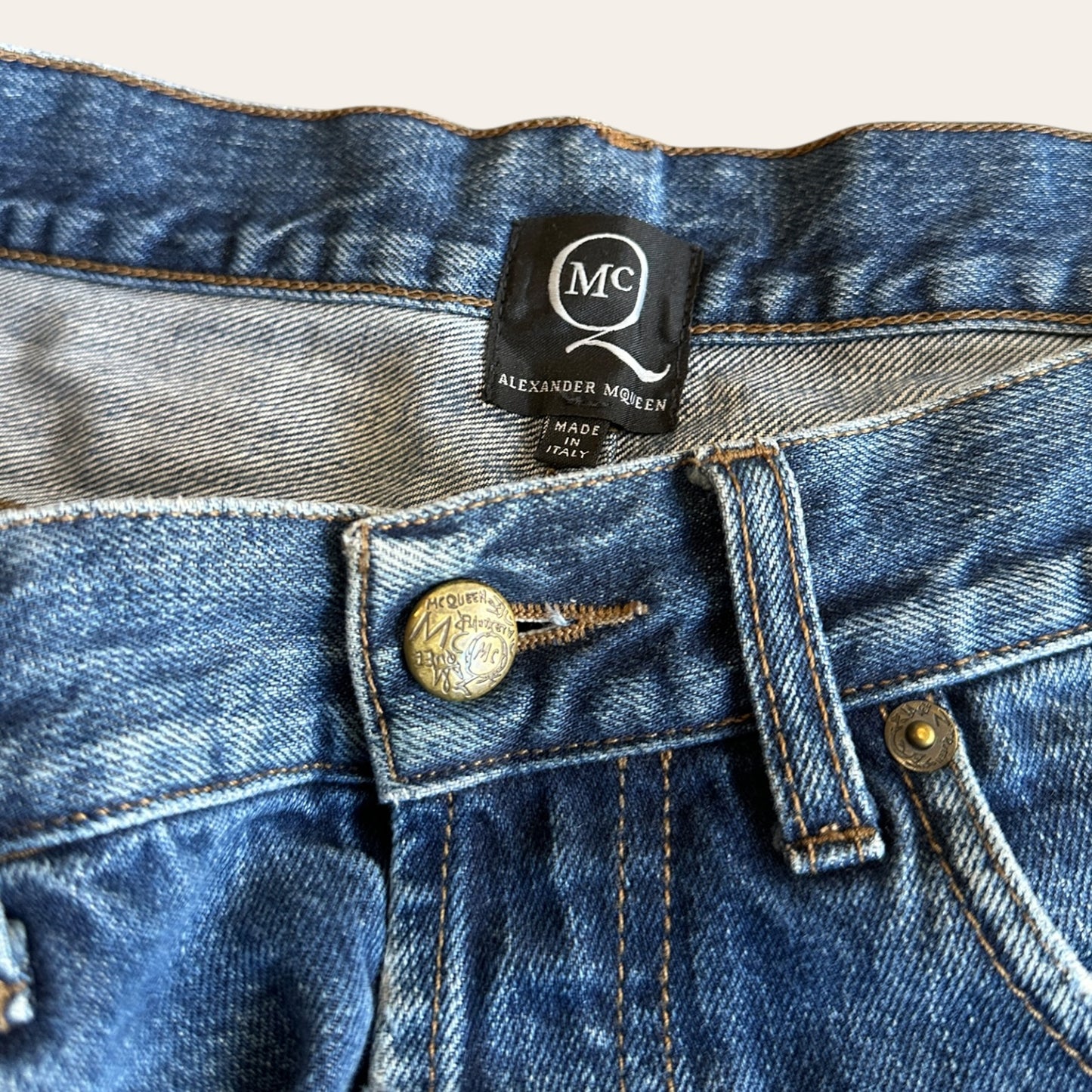 Alexander Mcqueen Denim Jeans Size 32