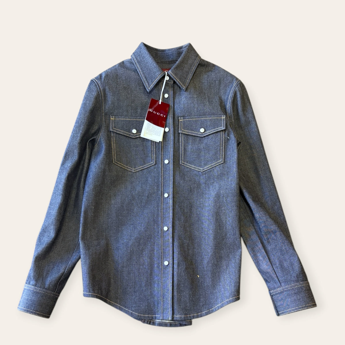 Brand New Gucci Denim Shirt Size 42