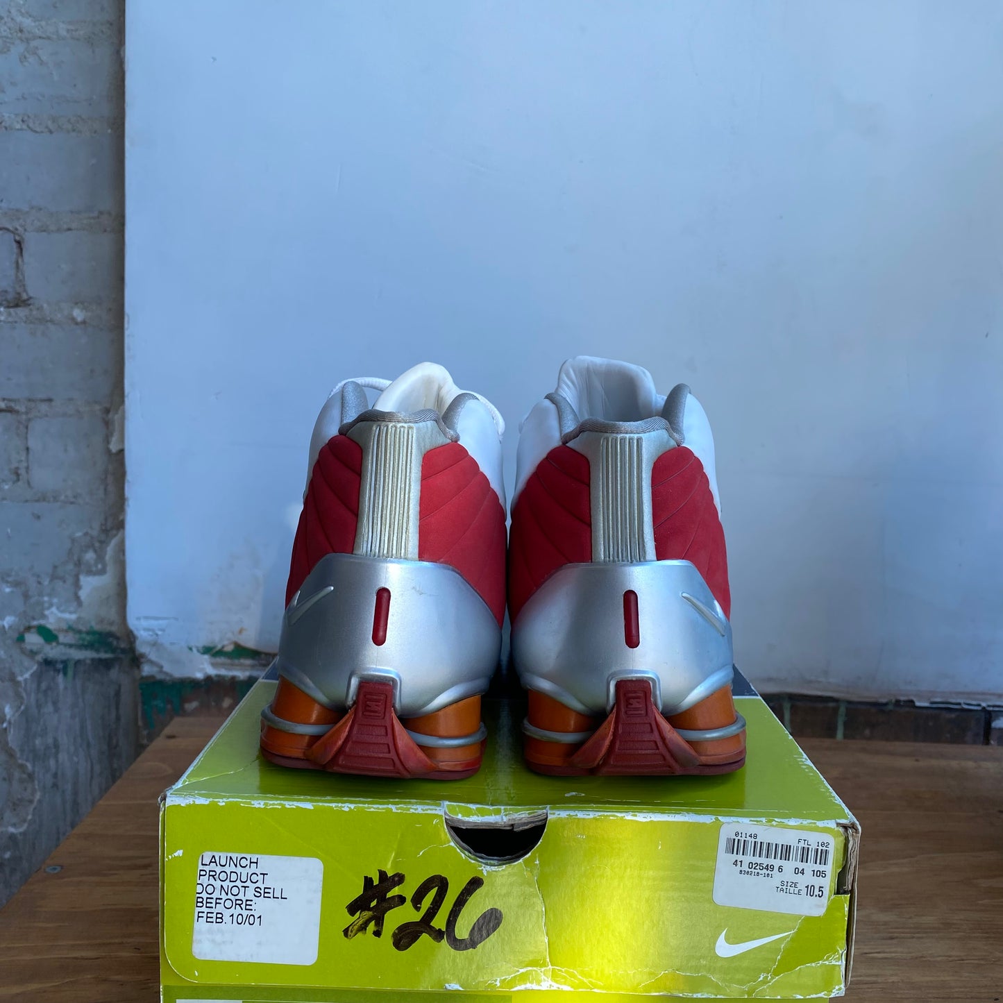 2001 Nike Shox BB4 'NBA All-Star' Size 10.5