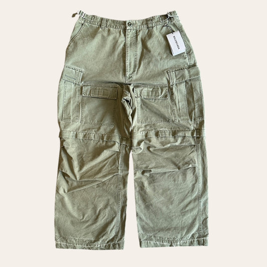 Balenciaga Convertible Cargo Pants Green Size 34